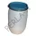 Hordó fedeles fehér 120l bilincsel /Pan 827101