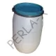 Hordó fedeles fehér 120l bilincsel /Pan 827101