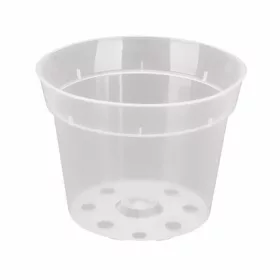 Kaspó orchidea cserép 14cm átlátszó