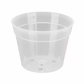 Kaspó orchidea cserép 18 cm-es átlátszó