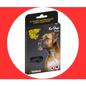 DrPet bolha/kullancs riasztó nyakörv kutyáknak piros