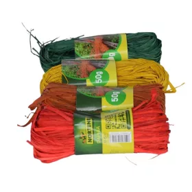 Raffia természetes 1*50 gr, Vegyes áru, huzal / kötöző /
