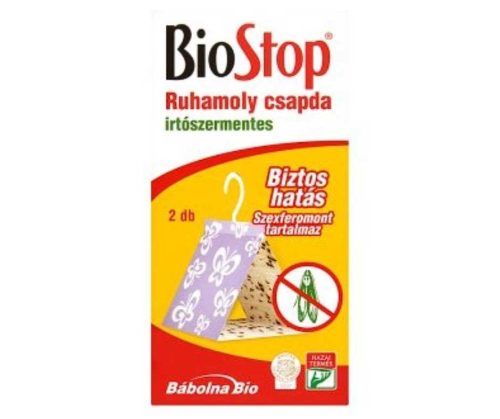 BIOSTOP  ruhamoly csapda    2db-os, Irtószer, repülő/moly/ruha