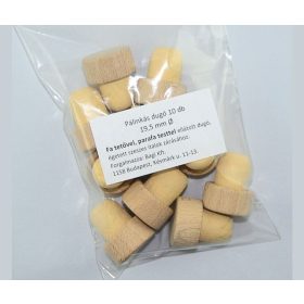 Dugó - T parafa test+fa tető  d: 19,5 mm    10 db, Borászat, dugó