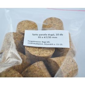 Parafa dugó spitz Agglo.   35 * 47/35   10 db , Borászat, dugó