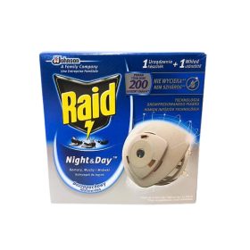 Raid Szúnyog-Légy korong kész. 1+1 ut., Irtószer, repülő/elektromos