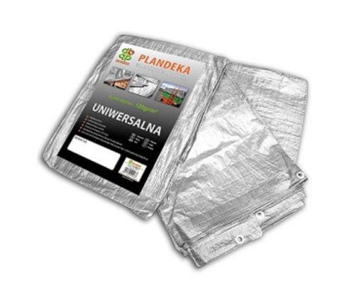 Takaróponyva  vízálló ezüst  120 gr  2 * 3 m, Vegyes áru, takaróponyva
