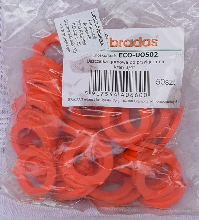 Tömítő gyűrű   3/4"    50 db-os, Vegyes áru, locsolás / öntözés