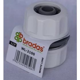 Tömlőtoldó /2100/  műanyag      1/2", Vegyes áru, locsolás / öntözés