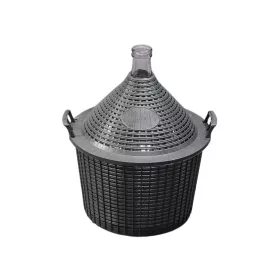 Üvegballon műa.borítással   20/1, Borászat, üvegballon / demizson