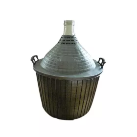 Üvegballon műa.borítással   54/1, Borászat, üvegballon / demizson