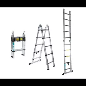 Létra alu teleszkópos 3,2m 10fokos