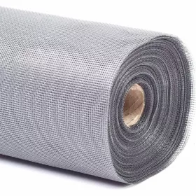 Rovarháló (szúnyogháló) üvegszálas 1,5x30m szürke/ezüst /m vágjuk