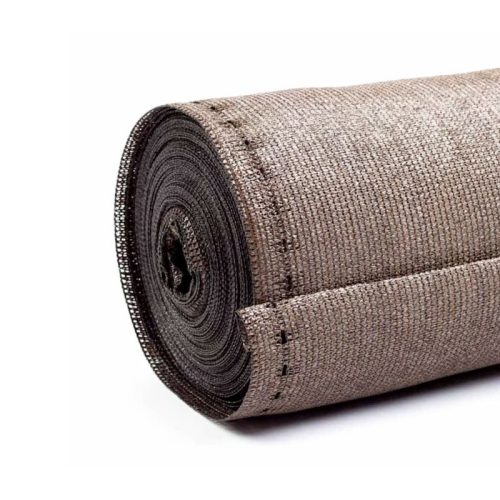 Árnyékoló háló 1,2x10m 160gr/m2 barna 90%