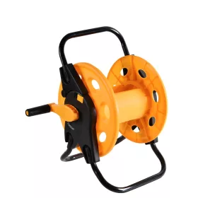 Tömlőkocsi fémkeretes műanyagdob talpas 1/2" 45m Hoteche