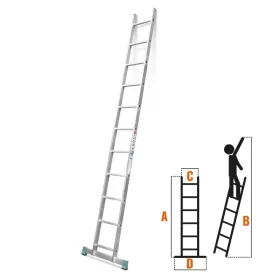 Eurostil létra aluminium támasztó 1x11   5 év garancia