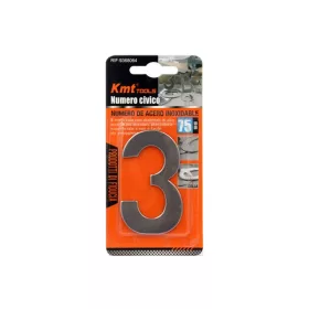 Házszám fém öntapadós 3 KMT (12db/karton)