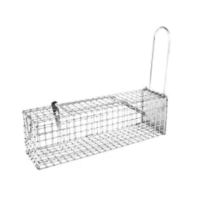Élve befogó ketrec csapda egér-patkány horganyzott 50cm