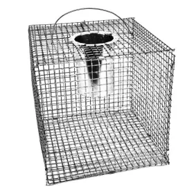 Patkánycsapda horganyzott begyűjtős 250 x 250 x 250 mm