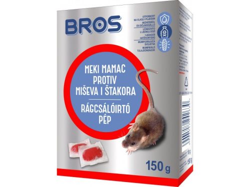 Bros rágcsálóírtó pép 150g 29ppm B1639