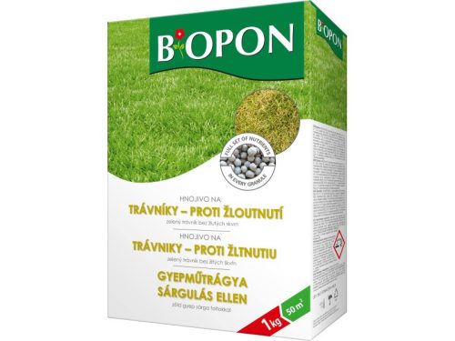 Bros-biopon növénytáp Gyep sárgulás elleni gran. 1kg B1175