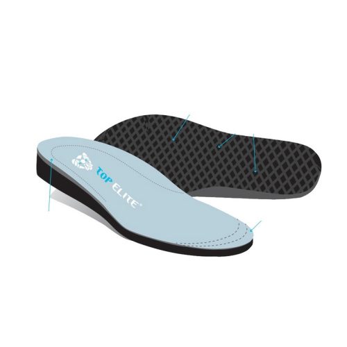 Talpbetét szellőző, textil borítás, méretezhető TOP ELITE INS AIR, zöld, 37-39