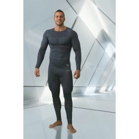 Aláöltözet nadrág (72%poliamid) TOP E-UW ULTRON-P, acélszürke, M-L