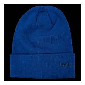TOP CAP Sapka - Navy kék színben akril klasszikus kötött sapka