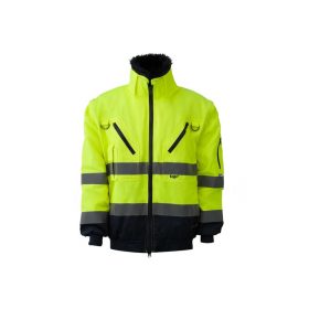 Pilóta Dzseki 3:1 (55%pamut) TOP FALCON FLUO, fluo sárga/sötétkék, S