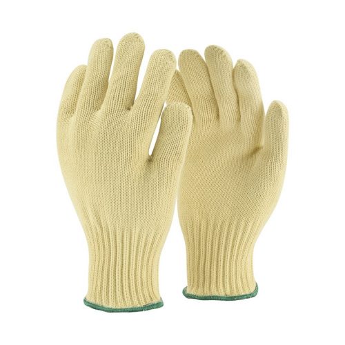 Védőkesztyű hőálló vágásbiztos 100% para-aramid, sárga, 10