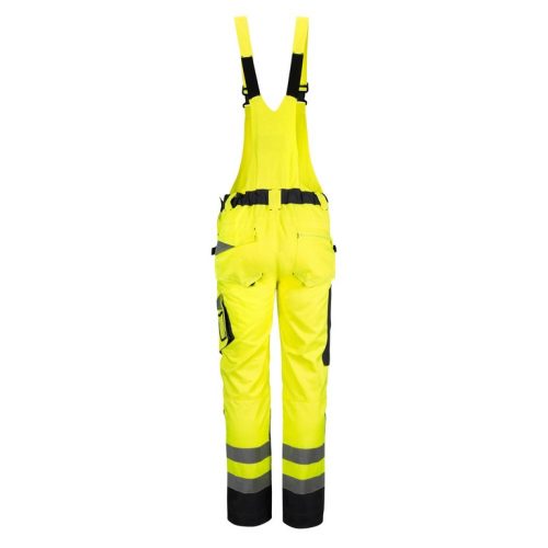 Munkanadrág melles jólláthatósági, 65% poliészter, 35% pamut, fényvisszaverő