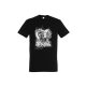 Póló (kos mintával) kereknyakú (100%pamut 190gr/m2) TOP, fekete, 5XL