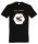Póló (méhecske mintával) kereknyakú TOP, deep black, 4XL