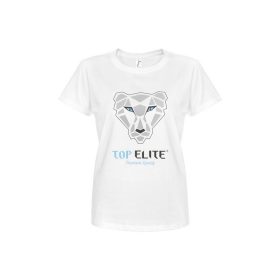 TOP feliratozott női kereknyakú póló, S